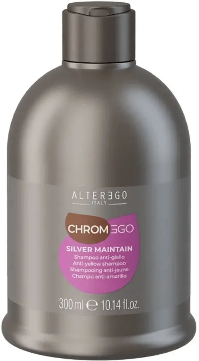 Alter Ego Silver Maintain Shampoo 300ml - Voor Gekleurd Blond Haar