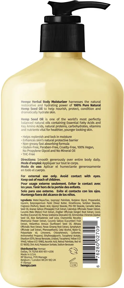 Hempz Sweet Pineapple & Honey Melon Bodylotion 500ml