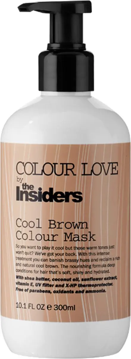 The Insiders Cool Brown Colour Mask 300ml
