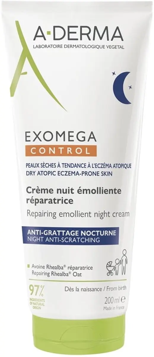 A-Derma Exomega Control Nachtcrème 400ml