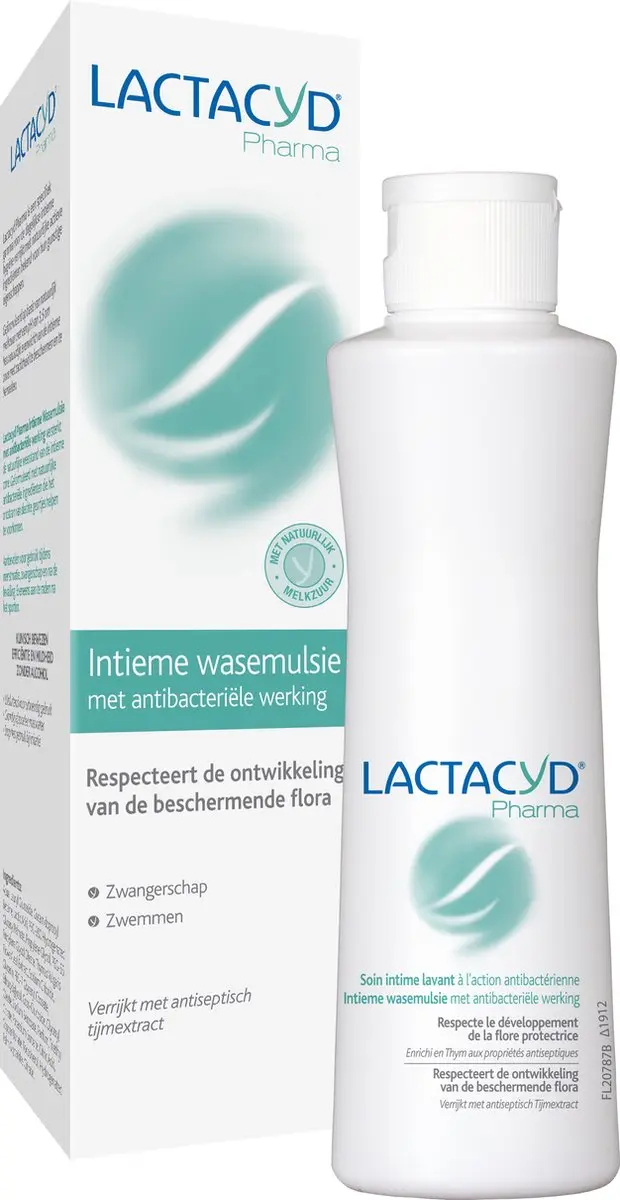 Lactacyd Pharma Antibacteriële Intieme Wasemulsie 250ml