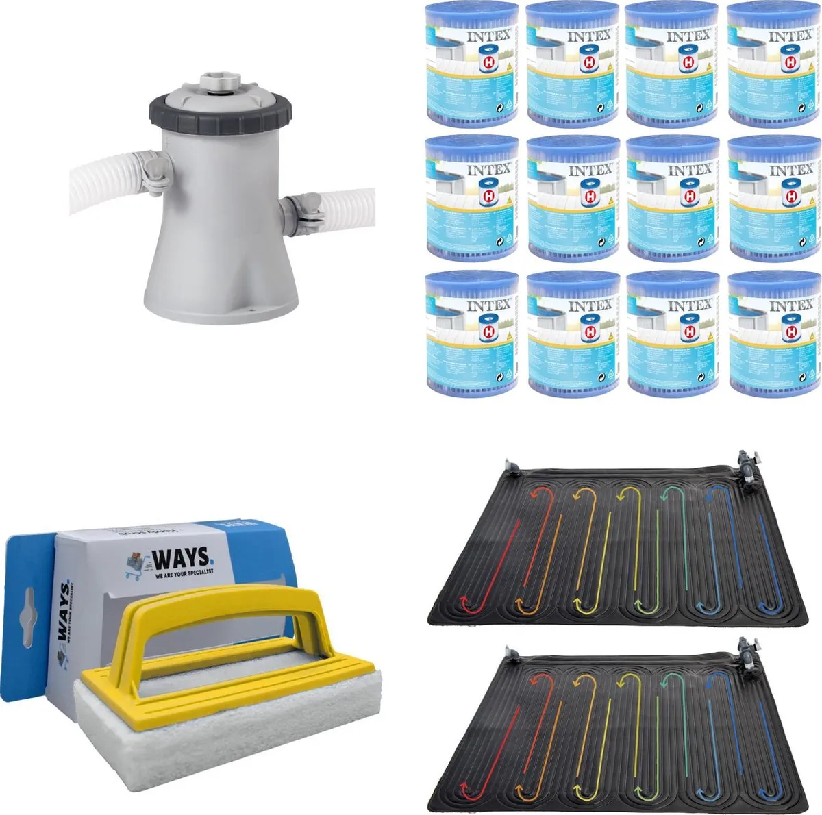 Intex WAYS Zwembad Verwarming & Filterpomp 1250L/u 28602GS