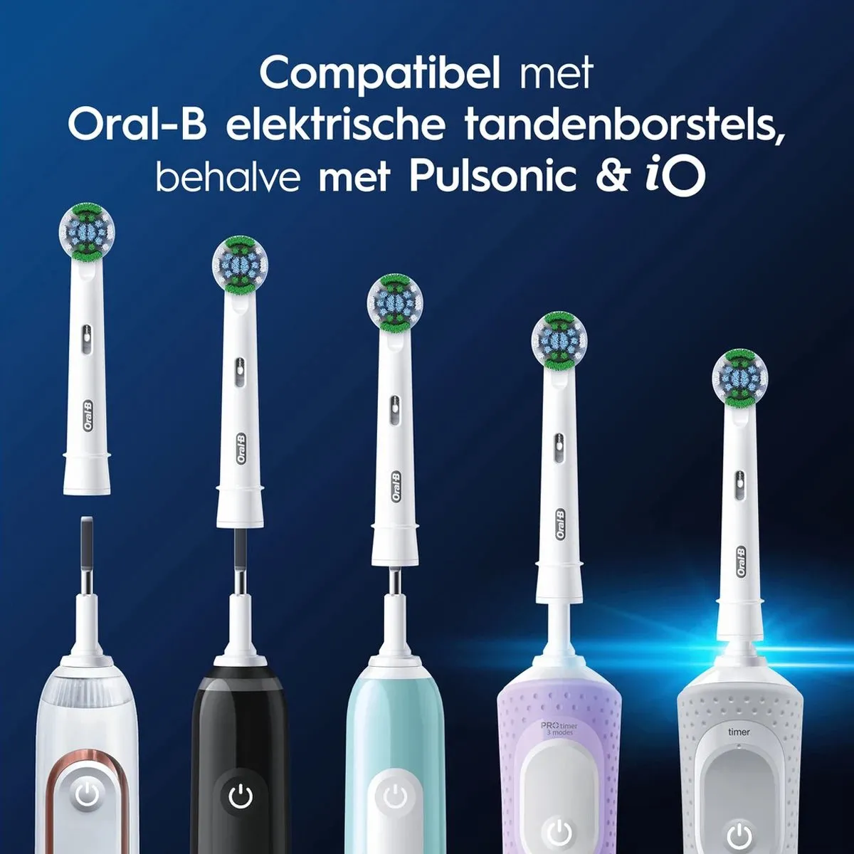 Oral-B Precision Clean Pro Opzetborstels - 12 Stuks - Wit