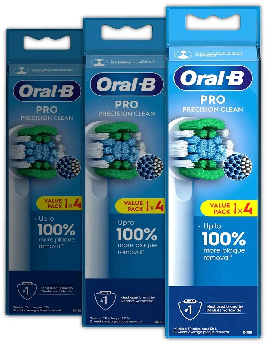 Oral-B Precision Clean Pro Opzetborstels - 12 Stuks - Wit