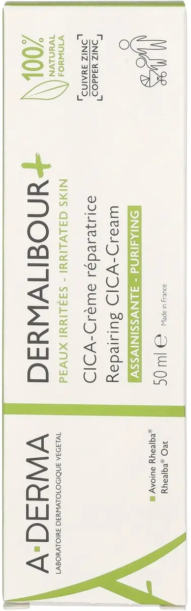 A-Derma Dermalibour+ Cica Crème Réparatrice 50ml - 50 Stuks
