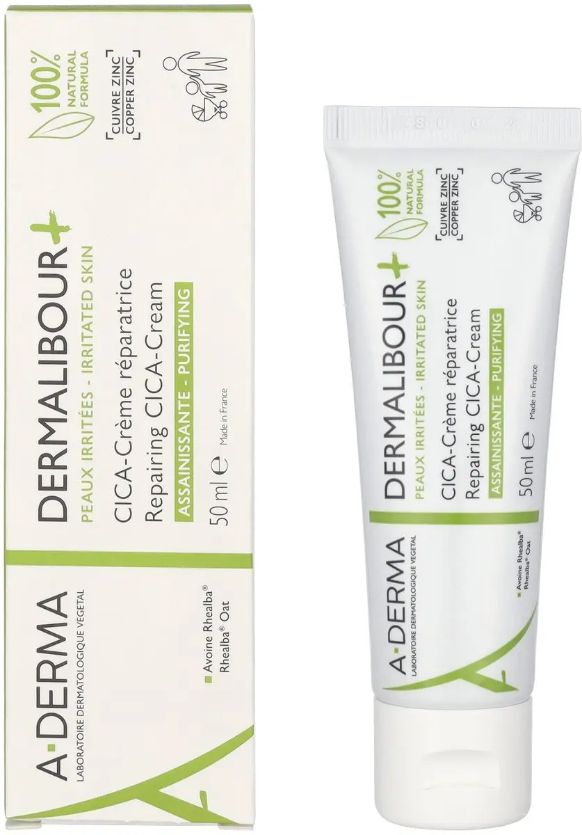 A-Derma Dermalibour+ Cica Crème Réparatrice 50ml - 50 Stuks