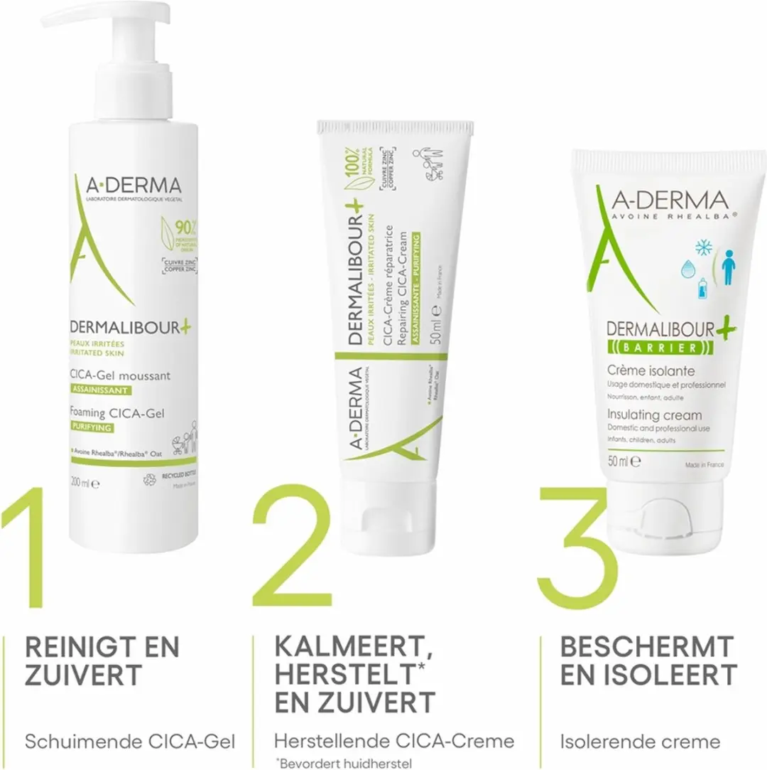 A-Derma Dermalibour+ Cica Crème Réparatrice 50ml - 50 Stuks - afbeelding 6 van 6