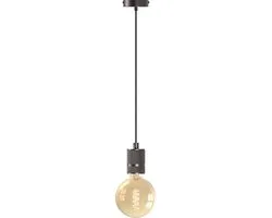Calex Retro Pendel Industrieel Hanglamp Grijs
