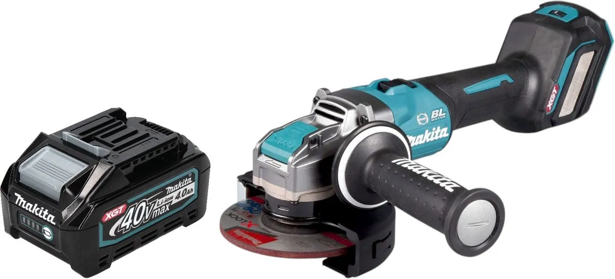 Makita GA041GM1 Accu Haakse Slijper 40V X-LOCK 125mm
