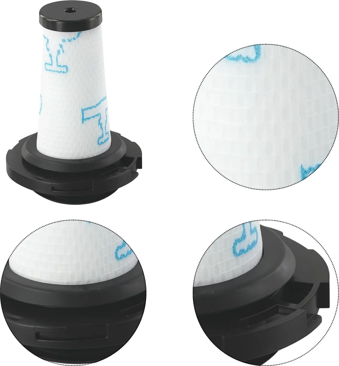 Rowenta X-Force Flex Vervangingsfilter ZR009010/ZR009012 - 2 Stuks