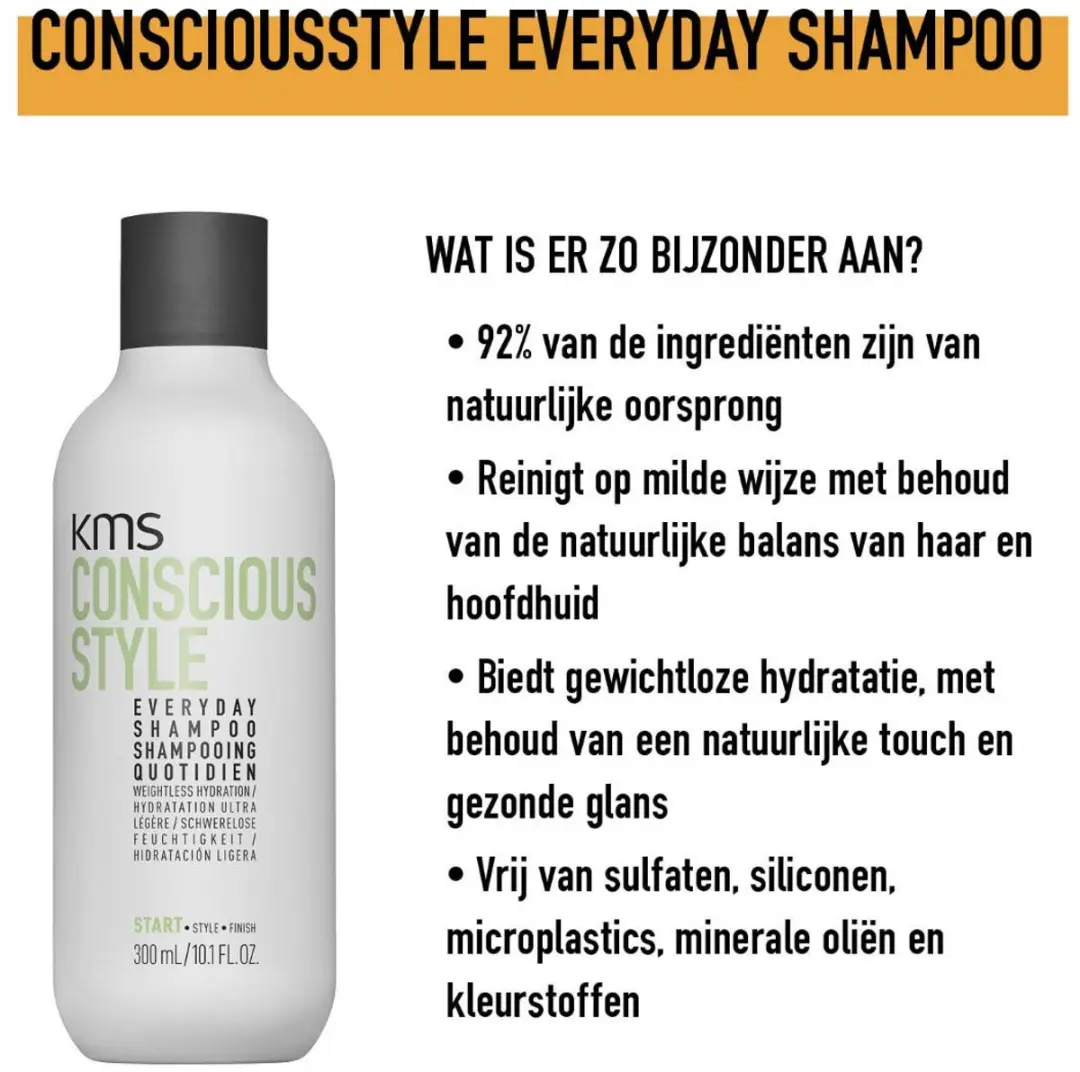 KMS Hair Conscious Style Everyday Shampoo 300ml