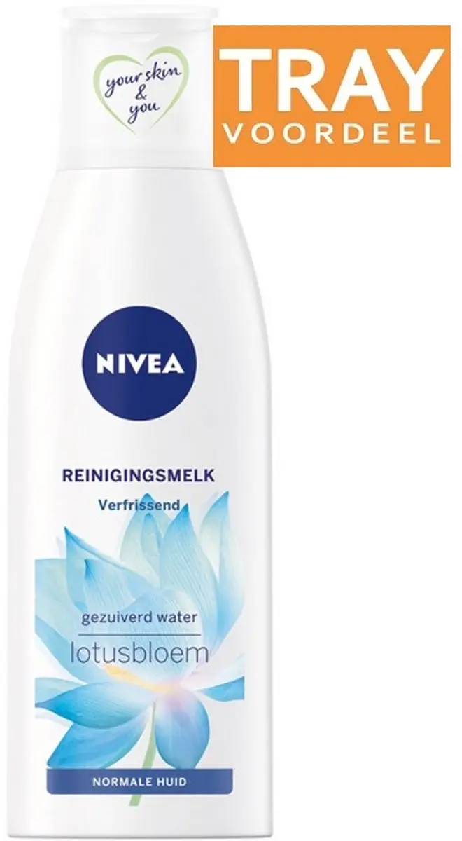 NIVEA Verfrissende Reinigingsmelk Lotusbloem 24x200ml