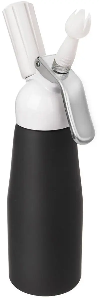 Orion Slagroom Sifon 680ml - Zwart - Decoratie Nozzles