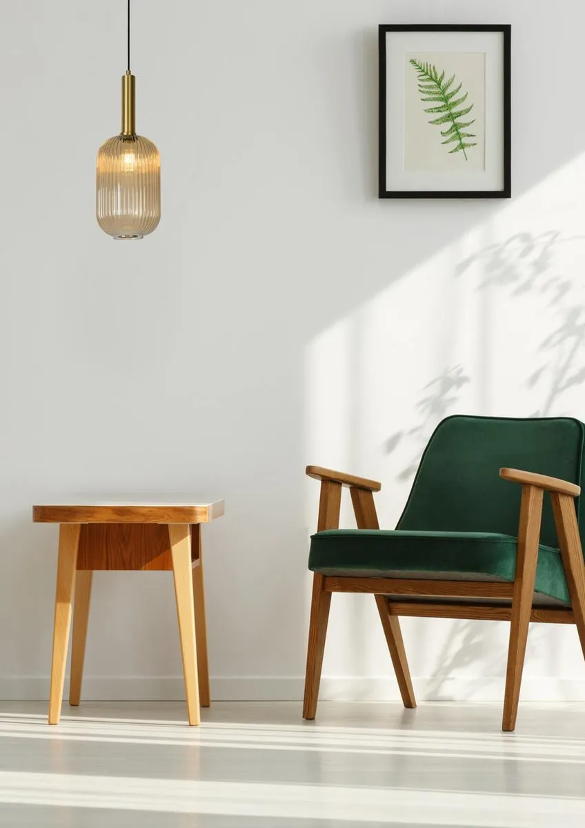 Lucide Maloto Hanglamp Ø20cm - 1xE27 - Amber
