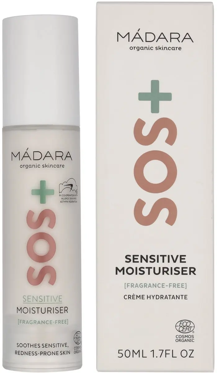 MÁDARA SOS+ Sensitive Moisturiser 50ml