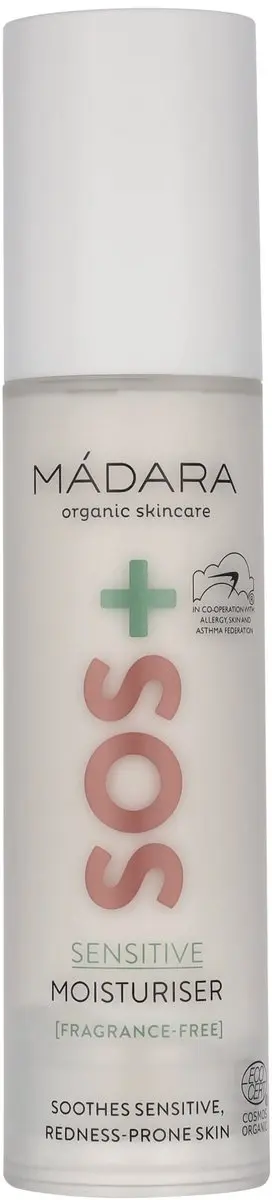 MÁDARA SOS+ Sensitive Moisturiser 50ml