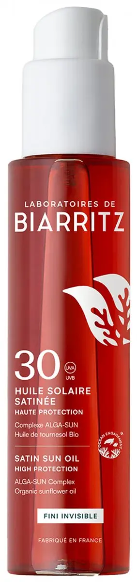 Laboratoires de Biarritz Satin Zonnebrandolie SPF30 125ml