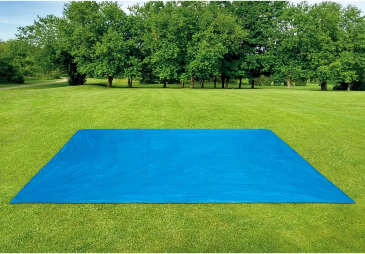 Intex Rectangular Frame Zwembad 450x220x84cm - 7127L Blauw - 28273NP
