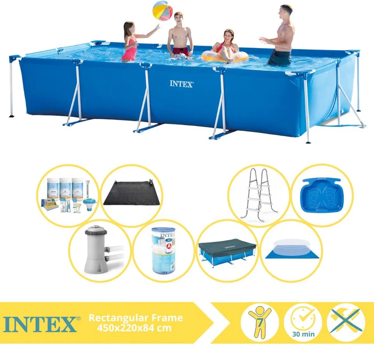Intex 28273NP Opzetzwembad 450x220x84cm