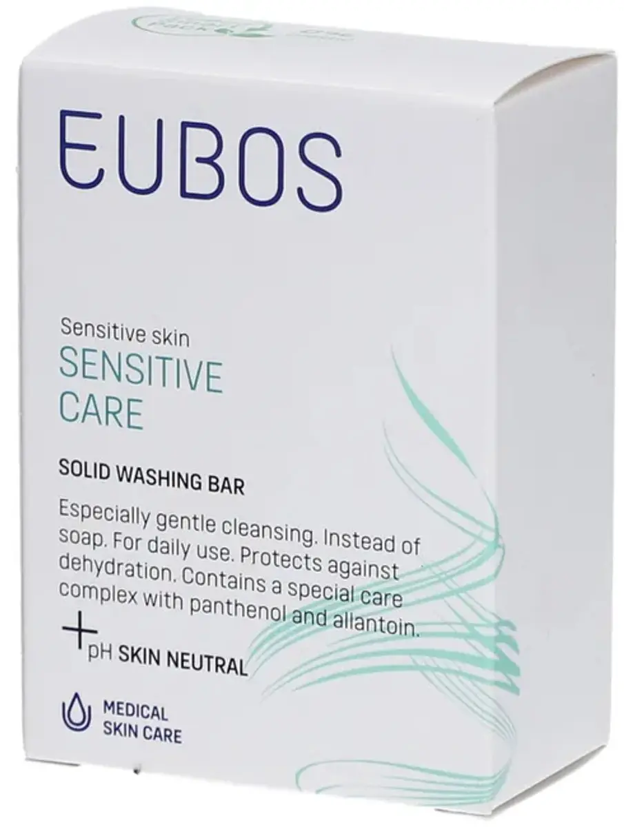 Eubos Sensitive Solid Wasklare Wasblok 125g