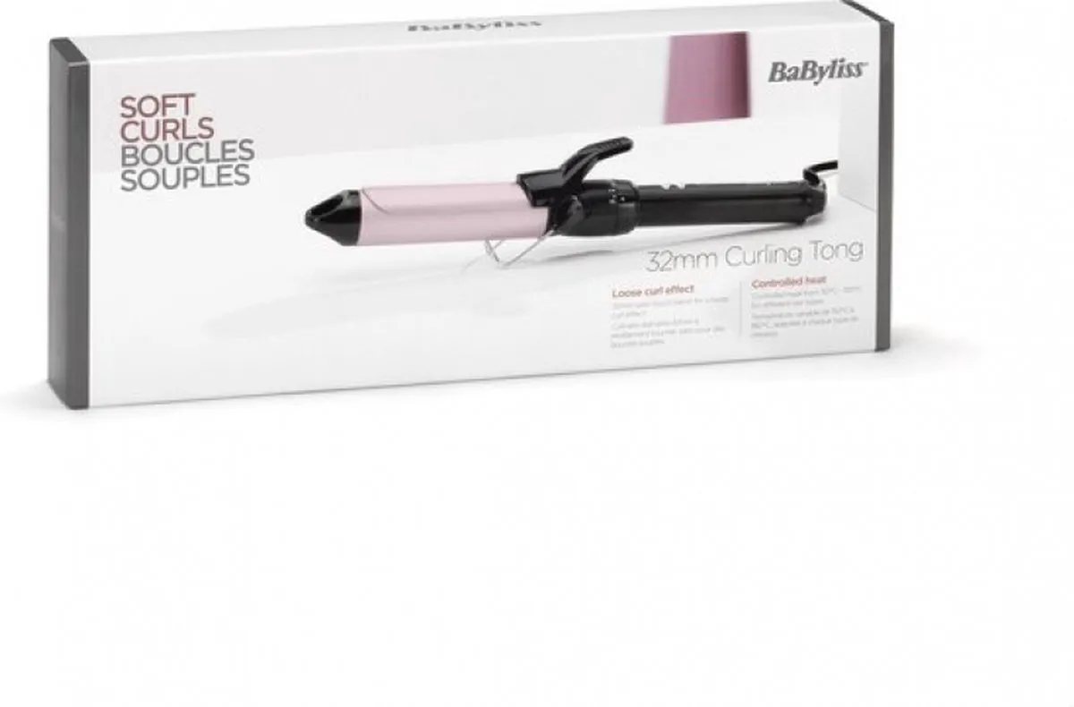 Babyliss 32mm Krultang C332E - 10 Temperaturen - Zwart - afbeelding 6 van 6