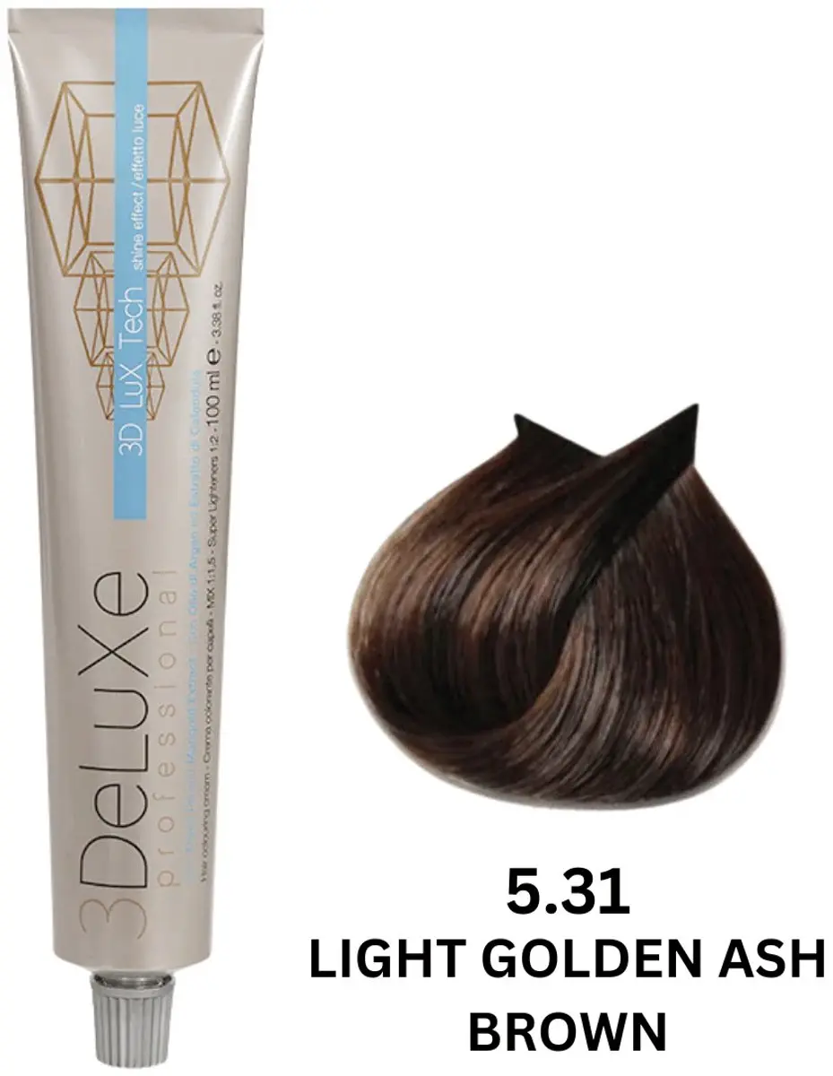 3Deluxe Haarverf 5.31 Donker Blond 100ml