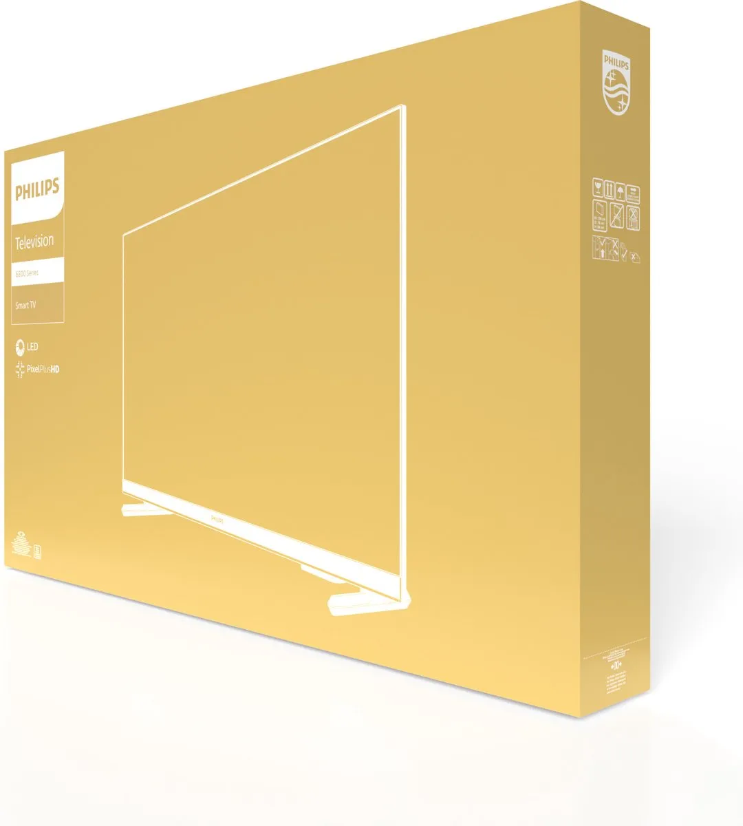 Philips 32PHS6808 32 inch HD Ready LED TV - Zwart/Chroom