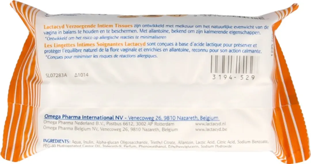 Lactacyd Daily Wipes 150g