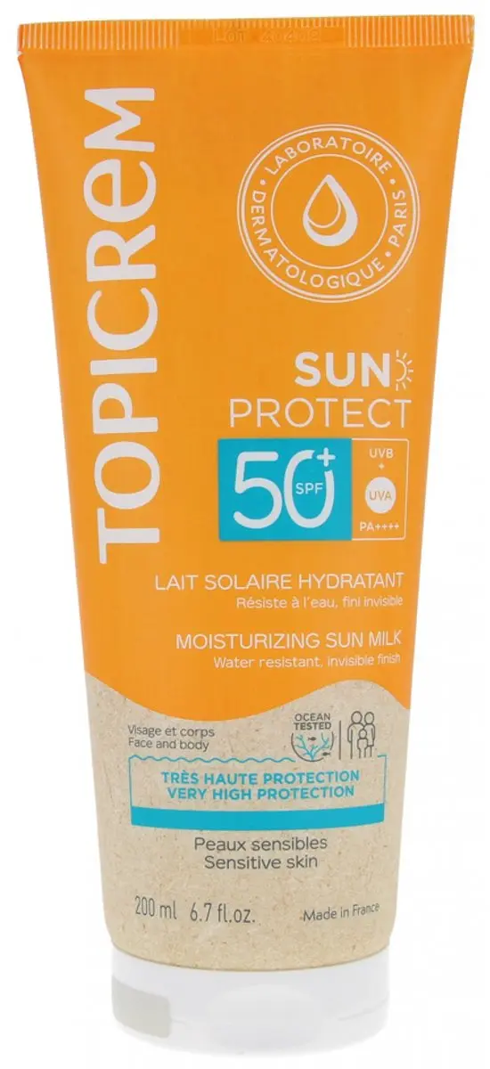 Topicrem Sun Protect Zonnemelk SPF50+ 200ml
