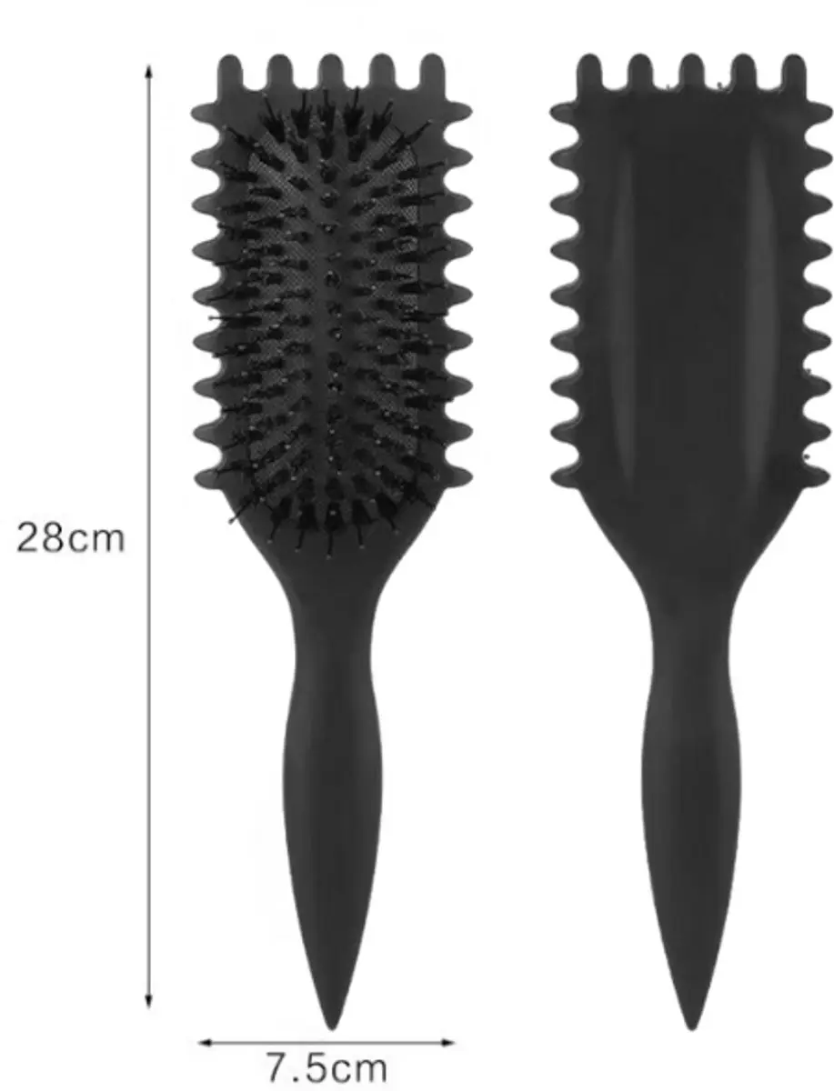 Doop Me & Brush Krullenborstel - Zwart
