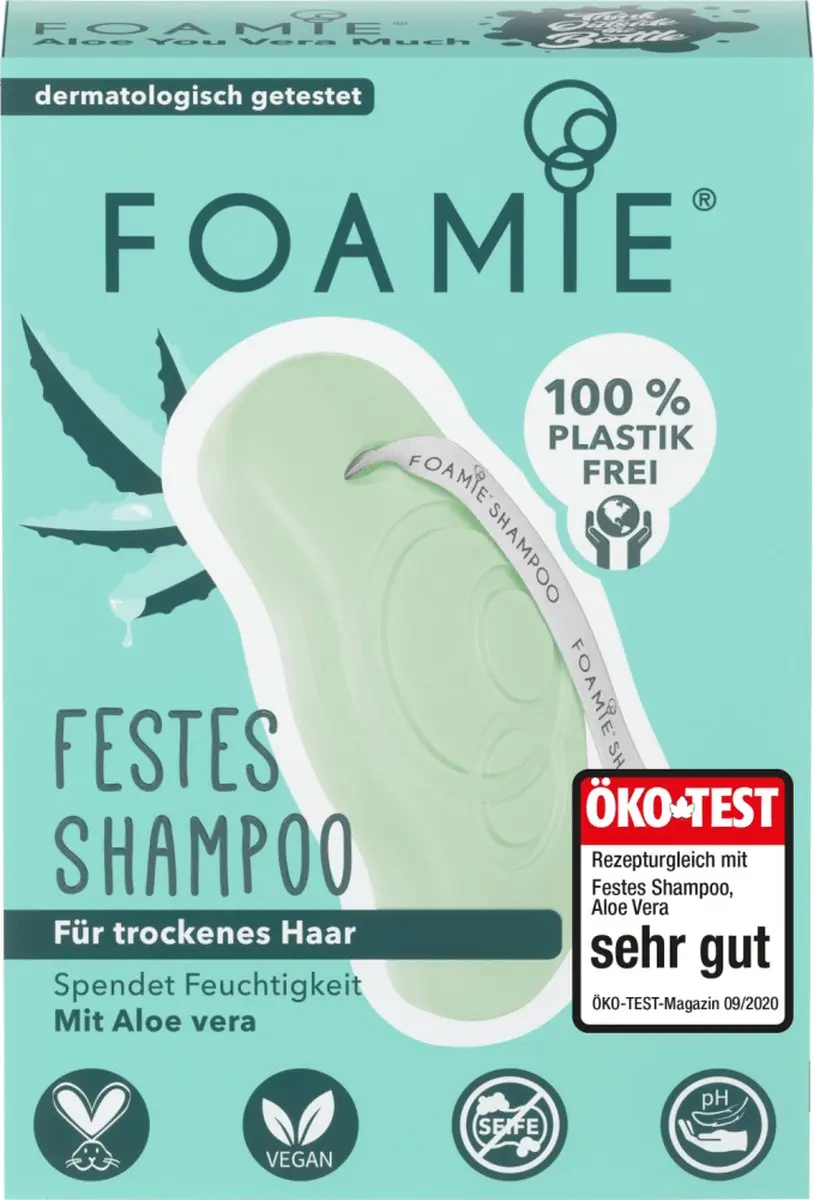Foamie Vaste Shampoo Droog Haar 80g