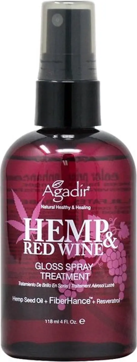 Agadir Hemp & Red Wine Gloss Spray Treatment 114ml
