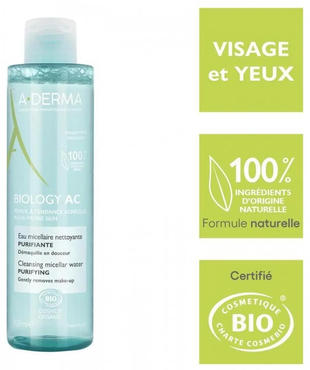 A-derma Biology Ac Reinigingsmicellair Water 200ml