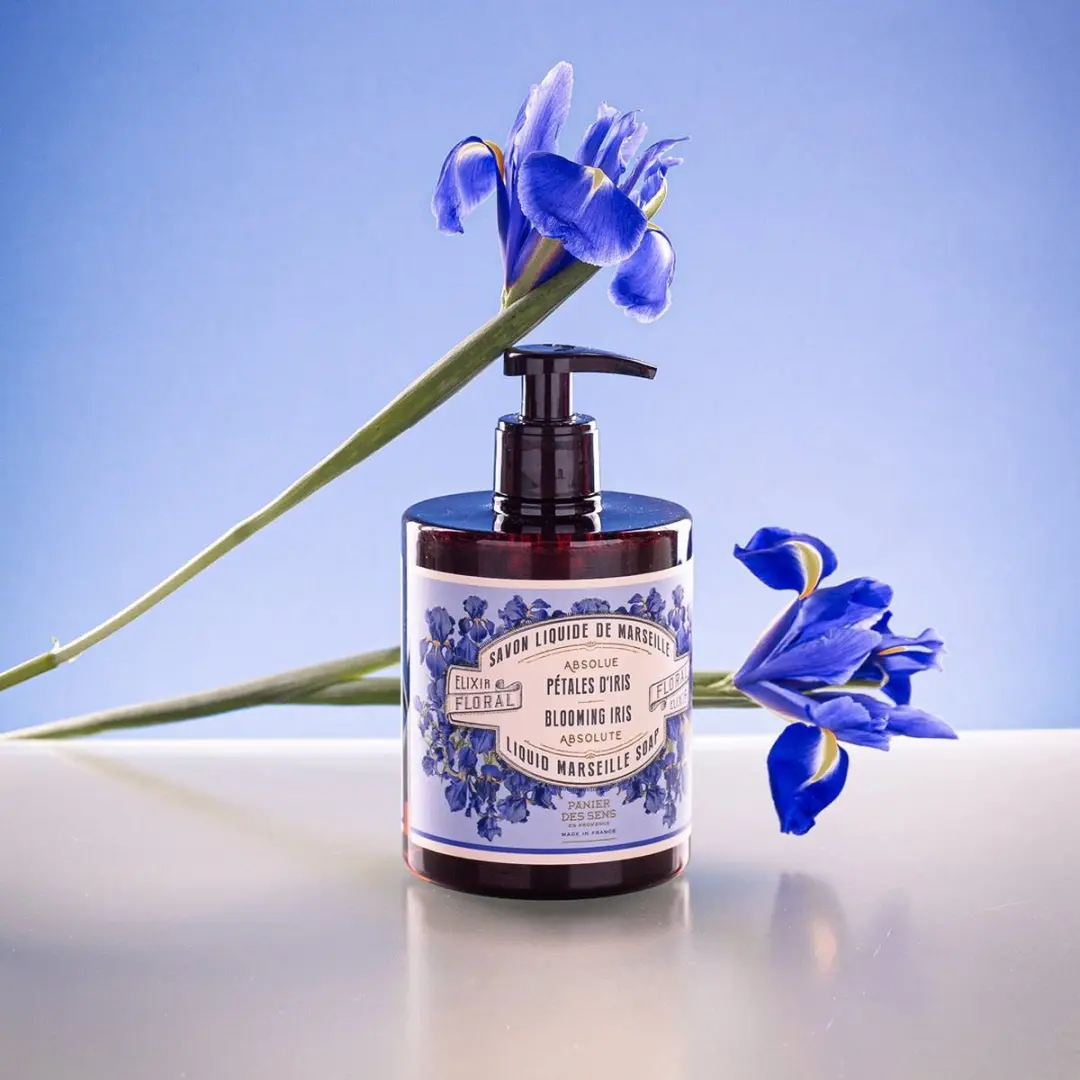 Panier des Sens Blooming Iris Vloeibare Marseillezeep 500ml