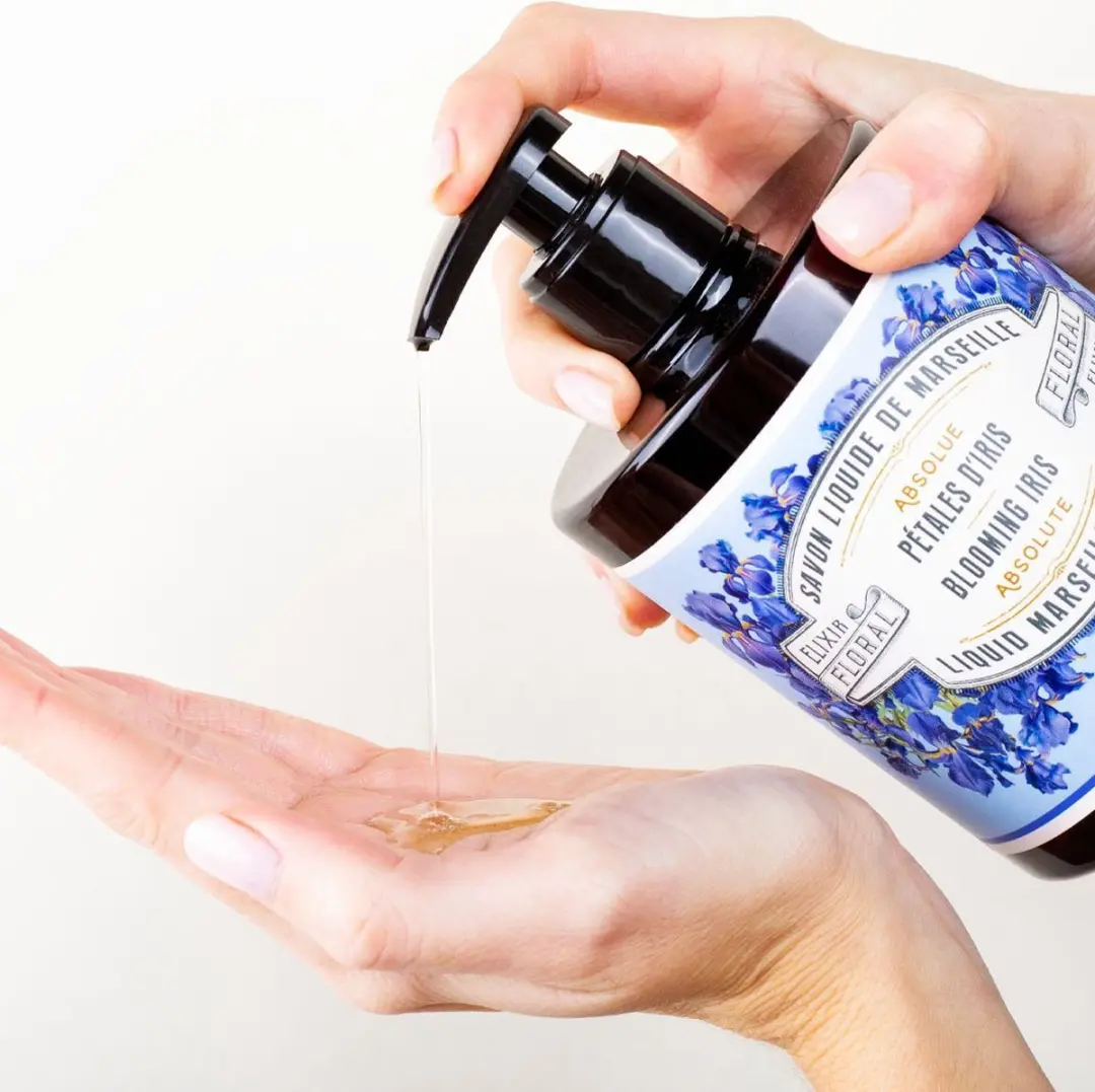 Panier des Sens Blooming Iris Vloeibare Marseillezeep 500ml