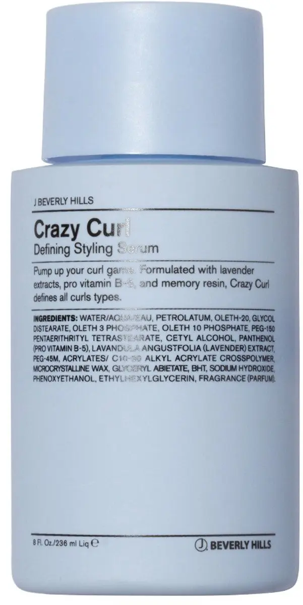 J Beverly Hills Blue Crazy Curl Defining Styling Serum 236ml