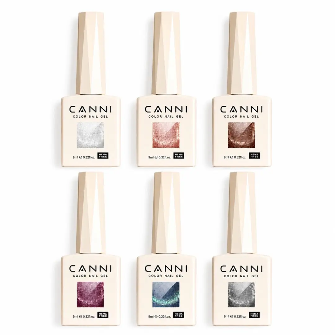 Canni Cat Eye Gellak Set 6x10ml - 8017/8018/8019/8021/8023/8024