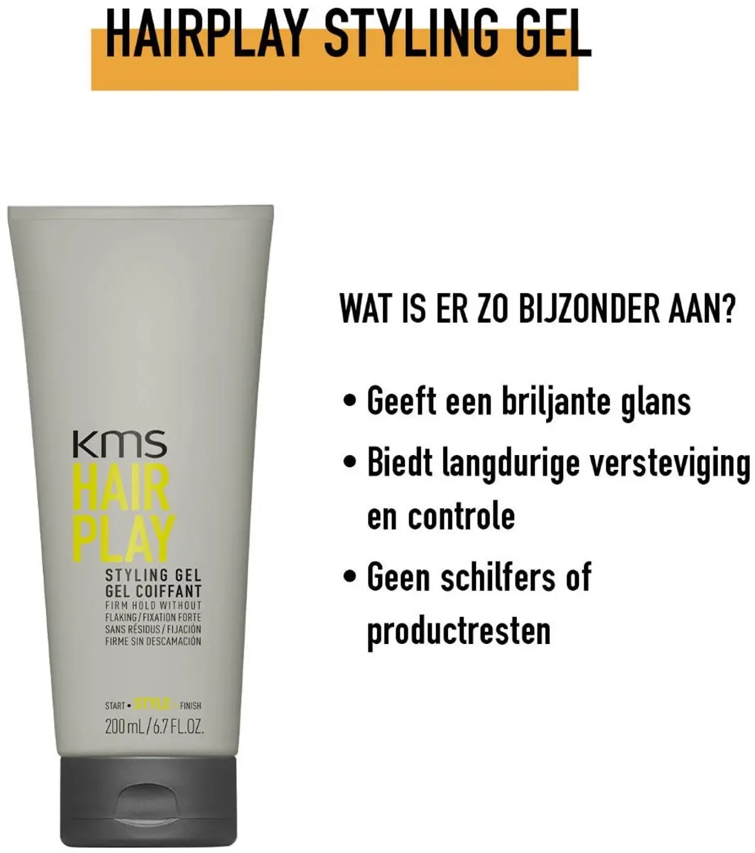 KMS Hair Play Styling Gel 200ml