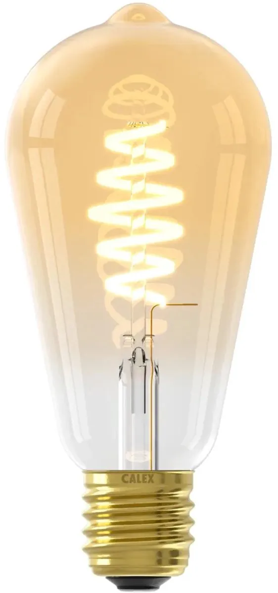 Calex Smart Outdoor ST64 LED Lamp E27 - 7W RGBW - Goud