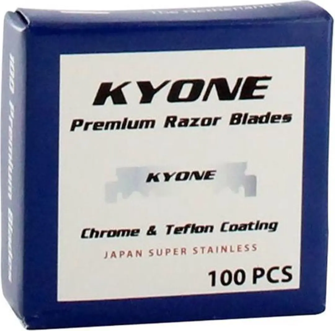 Kyone SE-100 Single Edge Blades - 100 Stuks - Zilver