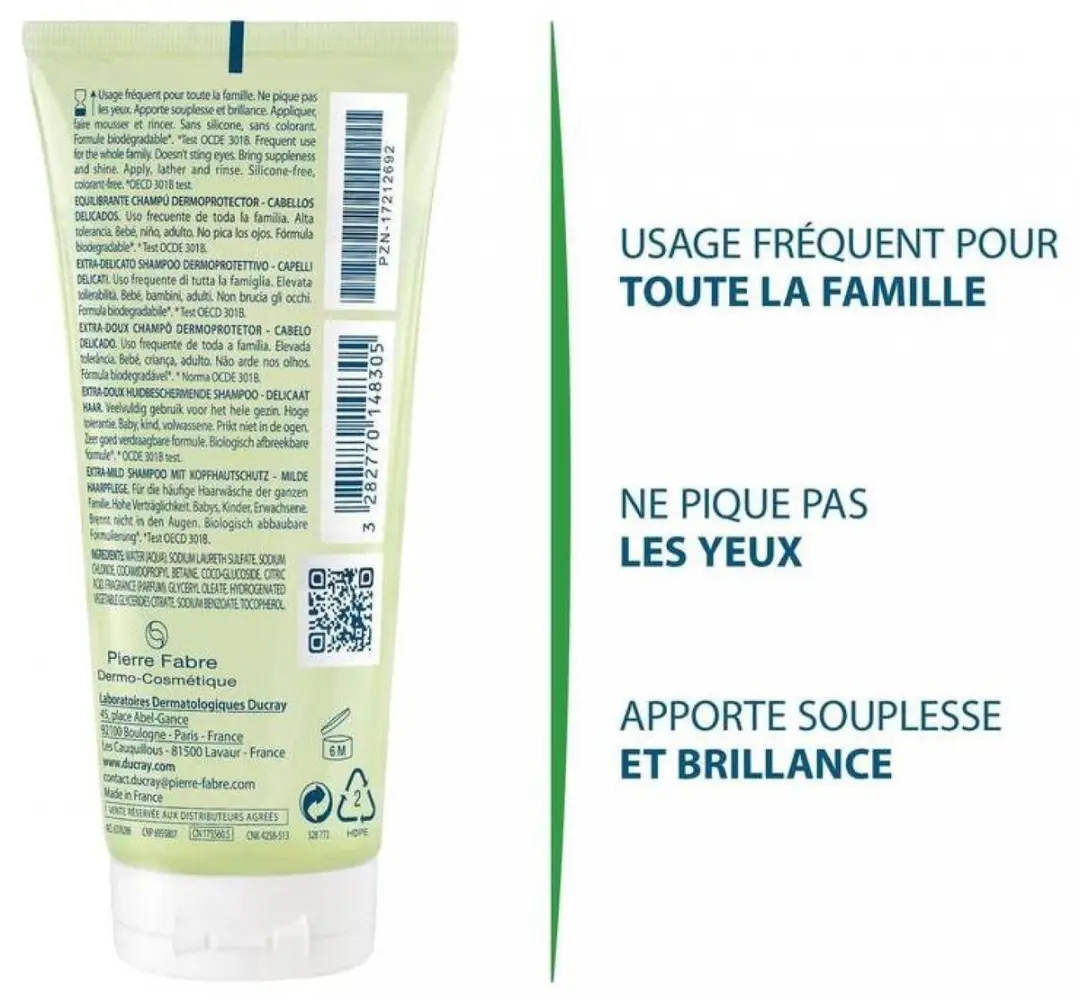 Ducray Extra-Doux Shampoo Dermo-Protecteur 100ml