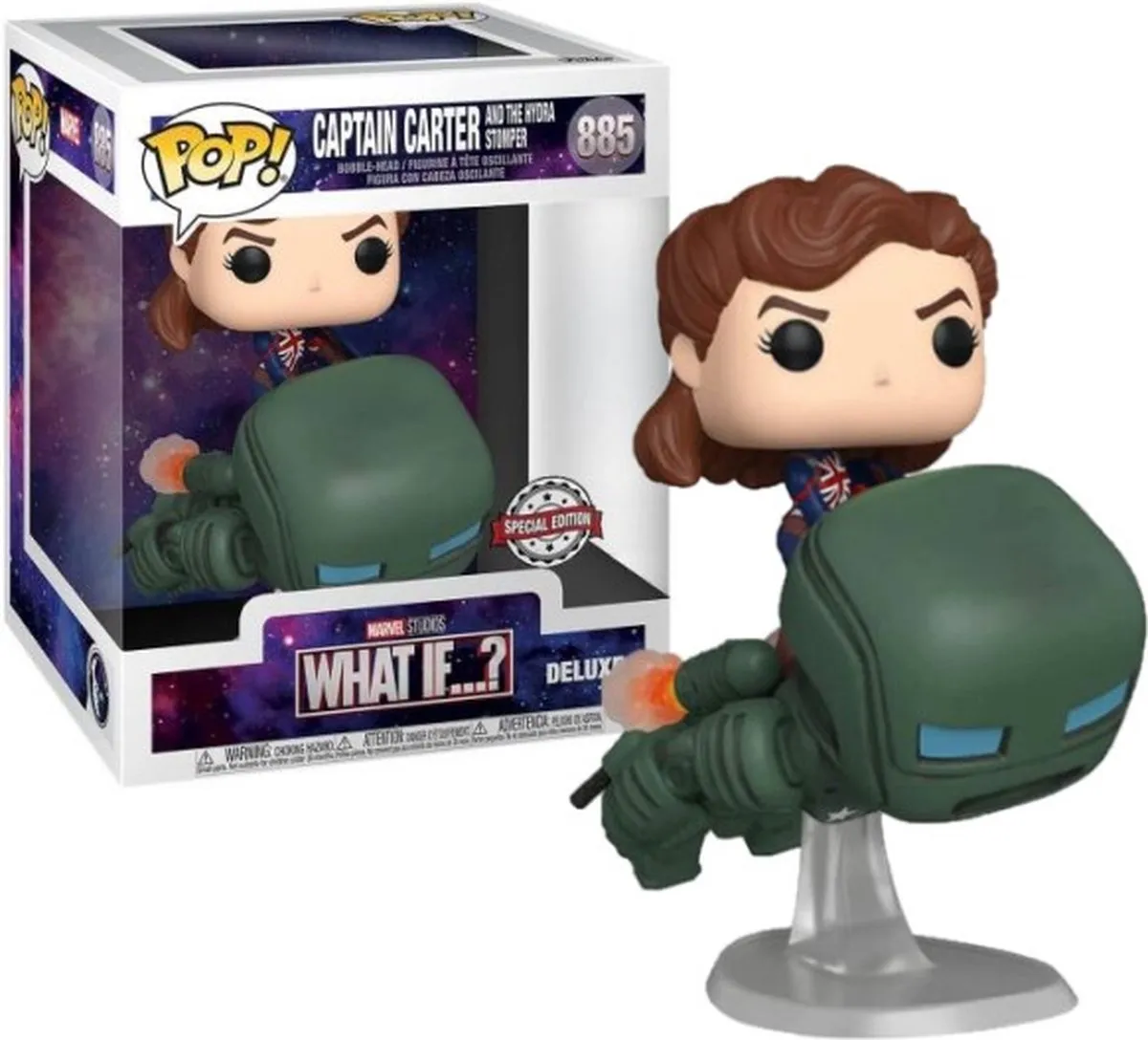 Funko What If...? Marvel POP! Deluxe Captain Carter & Hydro - 3+