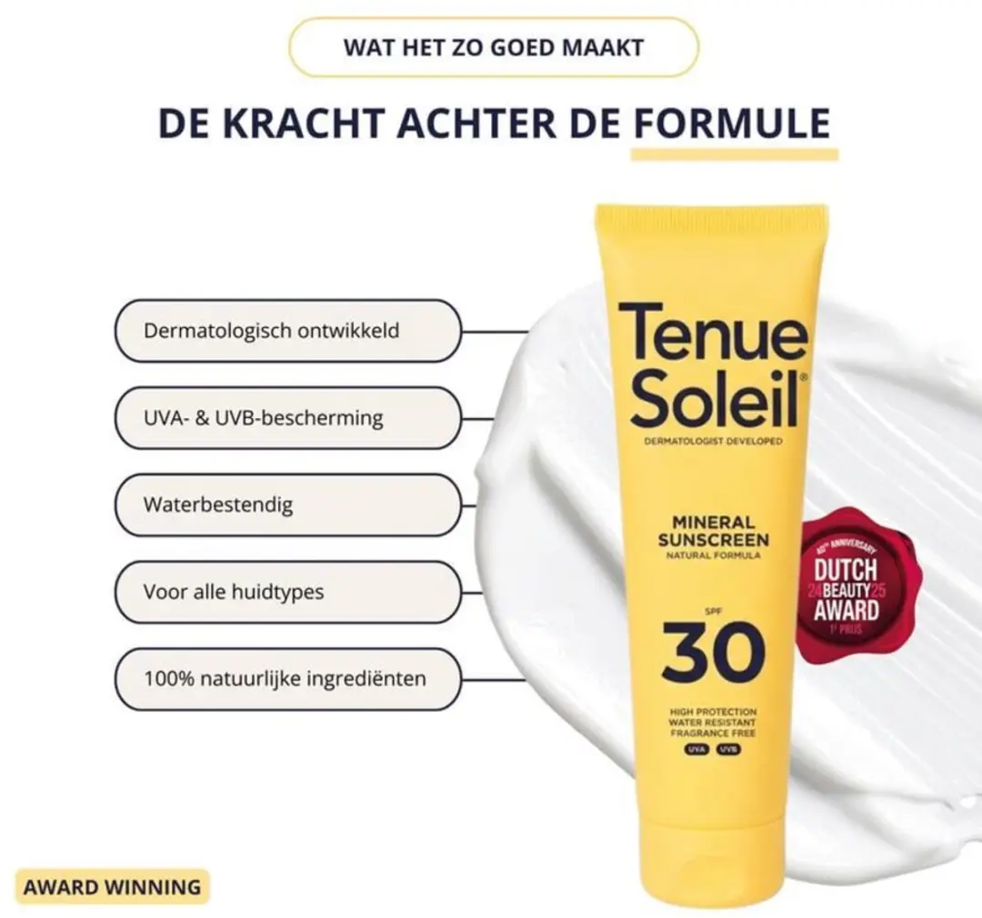 Tenue Soleil Minerale Zonnecrème SPF 30 - 100ml