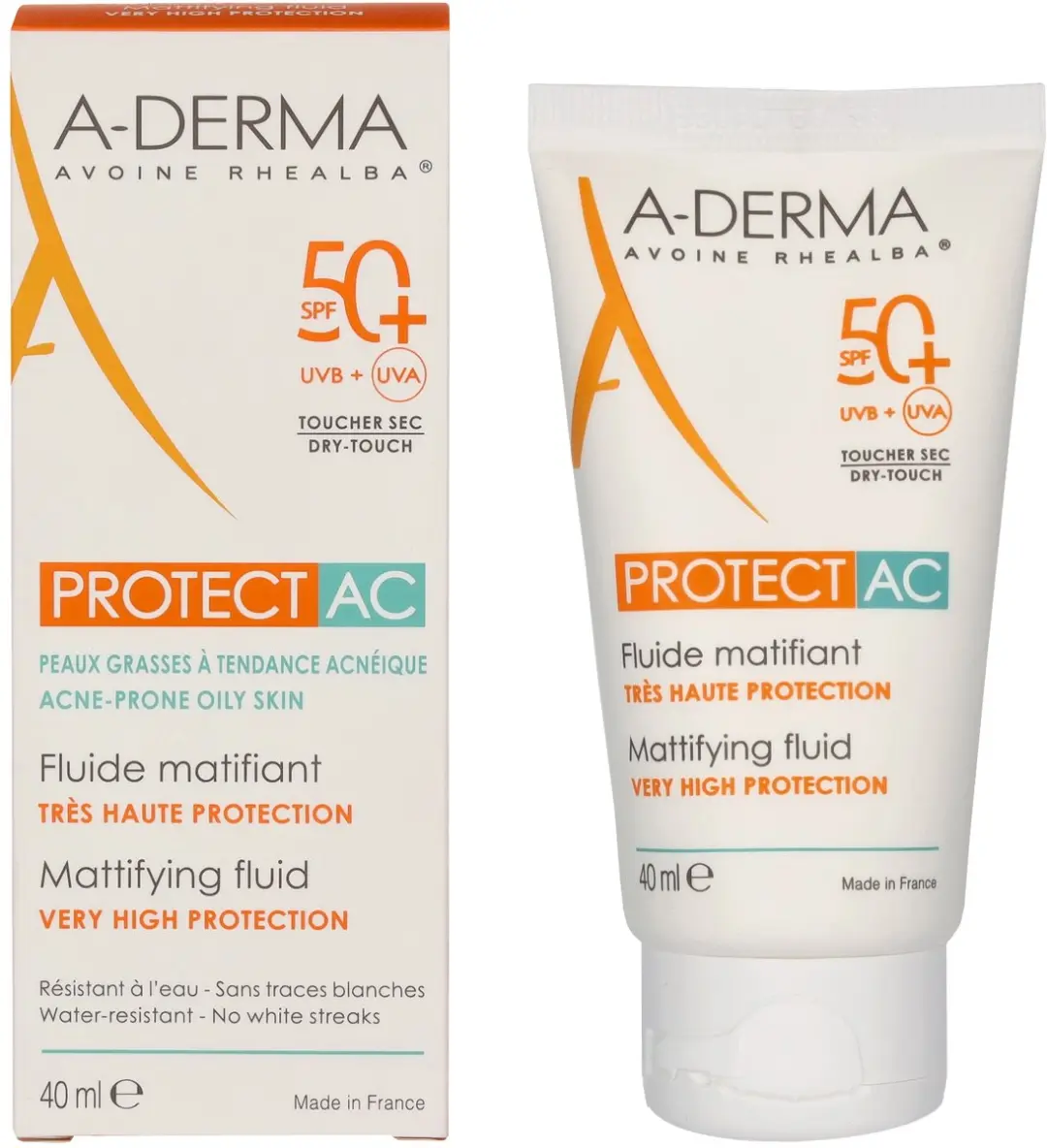 A-Derma Protect AC Matte Vloeistof 40ml