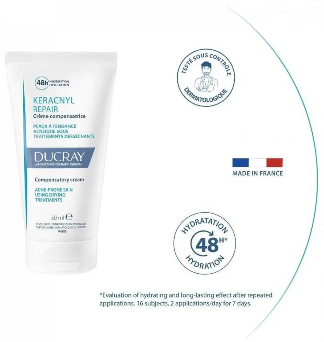 Ducray Keracnyl Repair Dagcrème 50ml