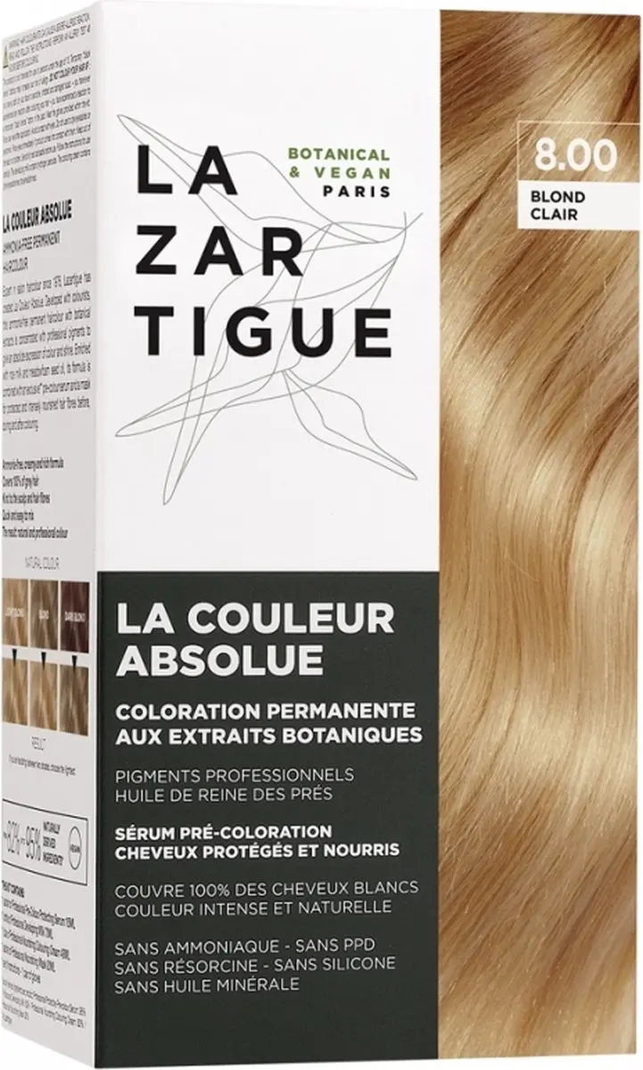 Lazartigue La Couleur Absolue Blond Clair Permanent Haircolour - Full Coverage