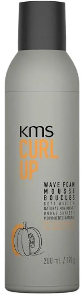 KMS Hair Curl Up Wave Foam Mousse 200ml