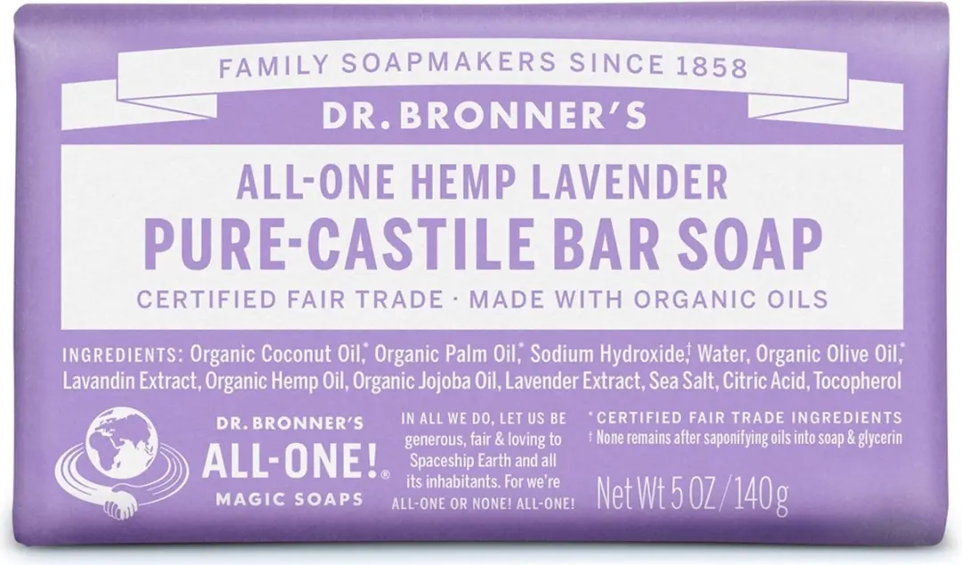 Dr. Bronner's Magic Bar Zeep Lavendel 140g