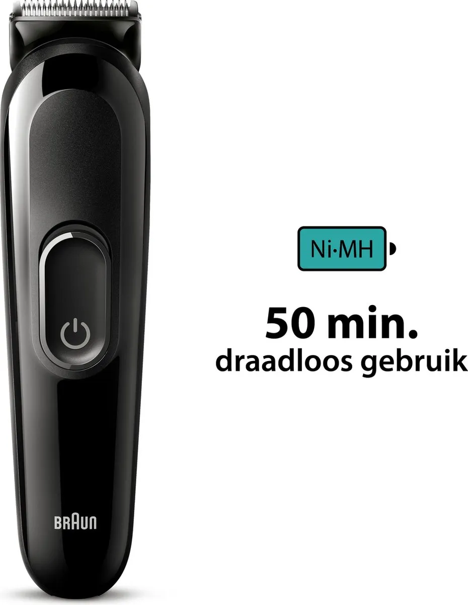 Braun Series 3 MGK3420 Multigroomer - 6-in-1 - Zwart