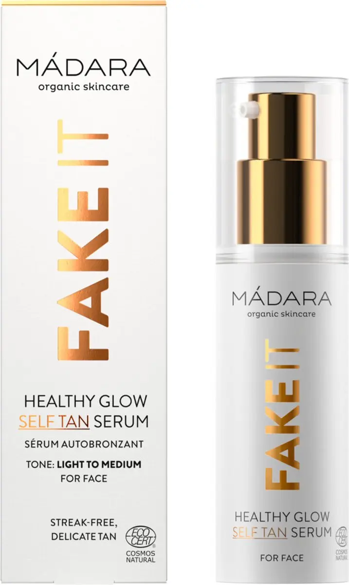 MÁDARA Fake It Serum Gezicht 30ml - Hyaluronzuur & Vitamine E